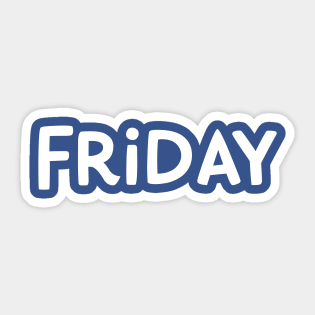 Friday Sticker by Zingerydo